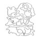 thumbnail image 1 of Clear Stamp Animals Plants Theme Safe Skin Friendly Reusable TPR Easy Operation Transparent Stamp with Die Cut, 1 of 3