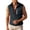 #04 Dark Gray 【Mix & Match: Choose Your Favorites】, variant on Men's Solid Color Sleeveless Stand Up Collar Zipper Cardigan Jacket | Tech Packable Vest | Stand-Up Collar, Sleeveless, Zip Front, Multiple Pockets, Nylon Spandex | Zenithor,Black M