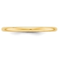 thumbnail image 5 of 10k Yellow Gold 2mm Half Round Wedding Band Size 5.5 1HR020, 5 of 5
