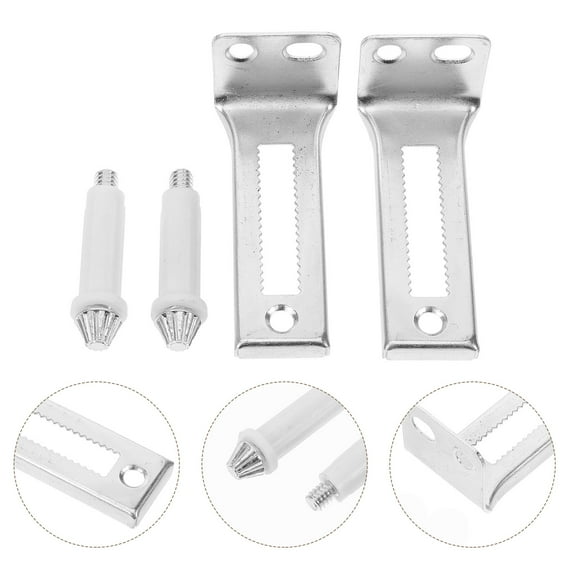 PENIKOKO 2 Pairs Metal Bifold Door Top Pivots Hardware for Smooth Operation in Home Installation 11.8*7.9*3.9in