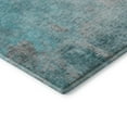 thumbnail image 4 of Addison Rugs Mayfield Washable Transitional Abstract Teal Rectangle Rug, 3' x 5', 4 of 6