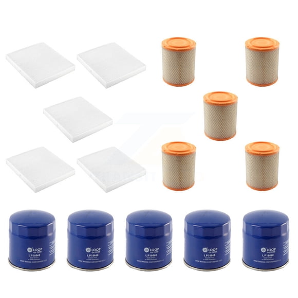 PUR 5x Air + 5x Cabin + 5x Engine Oil Filter (15 Total) Kit for Car Jeep Patriot Compass Dodge Caliber KFM-102744