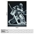 thumbnail image 4 of Orinice Hockey Goalie Warm Lightweight Blanket Soft Fleece Blankets for All Seasons - Decorative Cow Gifts Blanket in Multiple Sizes 50x60in, 4 of 6