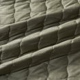 thumbnail image 3 of Dual-Sided Velvet Box-Stitched Heavyweight 3-Piece Full / Queen Quilt Set, Loden, 3 of 6
