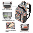 thumbnail image 5 of JIALIOU 14" Laptop Backpack Waterproof Airline Approved Stylish Casual Daypack for Travel Business College Work, Vintage Oil Painted Rose, 5 of 8