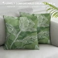 thumbnail image 3 of MLJA Sage Throw Pillow Covers Rustic Tulip Floral Pattern Cushion Decorative Satin Pillowcases for Bedroom Living Room Sofa Home,, 3 of 5