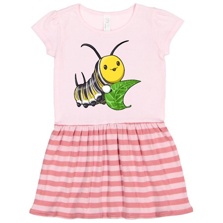 

Inktastic Monarch butterfly caterpillar- cute baby insect Gift Toddler Girl Dress