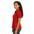 thumbnail image 2 of Expert Brand Women's Oxymesh™ Dry Fit Athletic Malibu Polo Shirt, Red, XL, 2 of 7