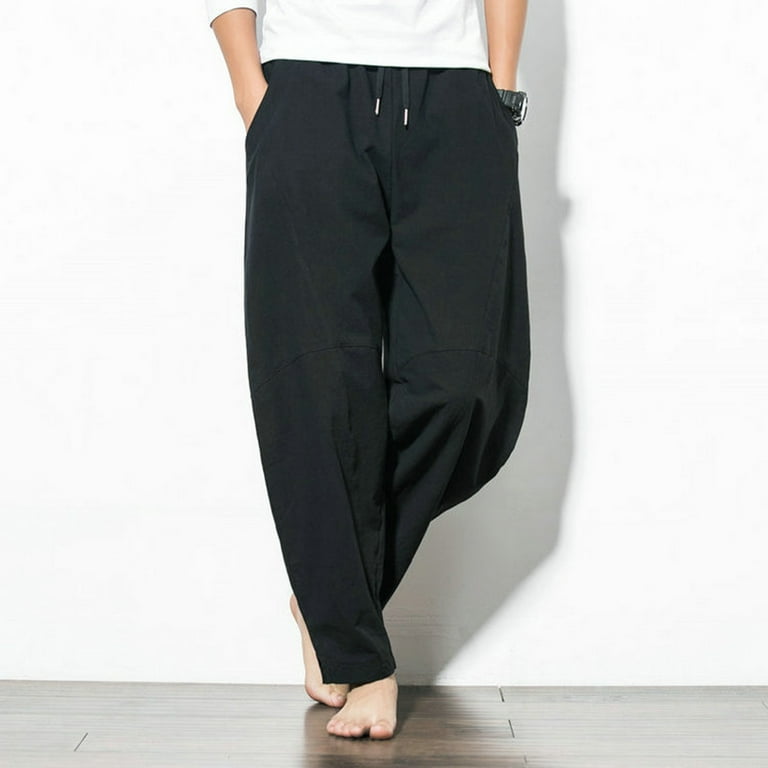 YWDJ Pants for Women Trendy Thicken Fashion Casual Pocket High Waist  Sweatpants For Women Pants Trousers Black M 