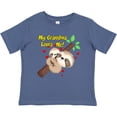 thumbnail image 3 of Inktastic My Grandma Loves Me Sloth Boys or Girls Baby T-Shirt, 3 of 5