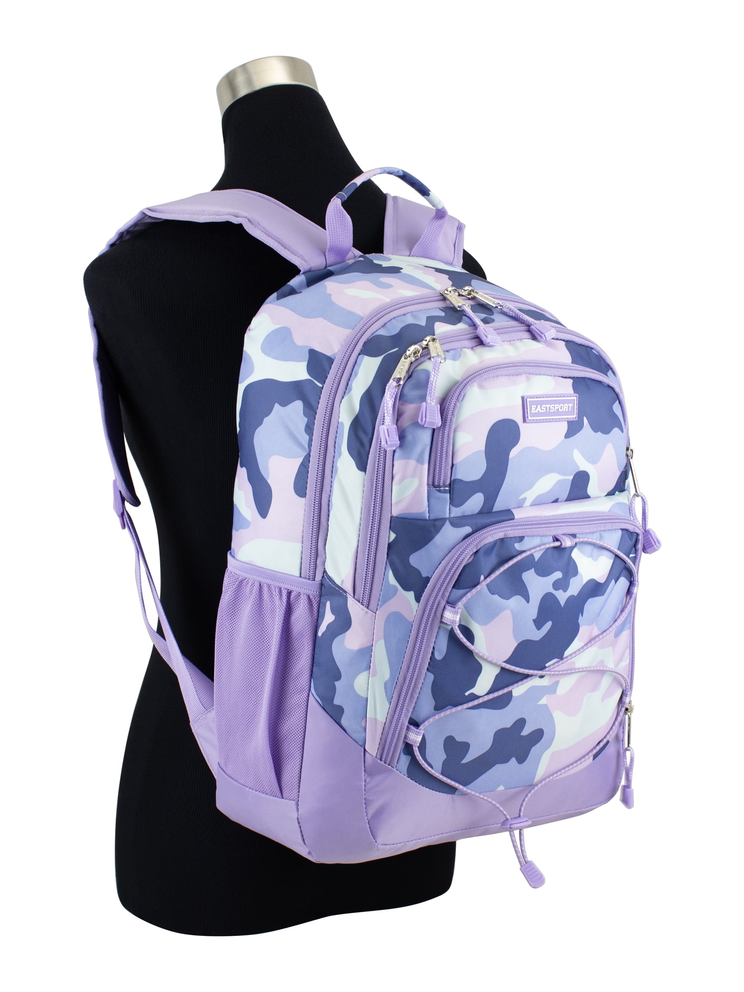 Eastsport Unisex Surge Sport Backpack, Purple Army Camo