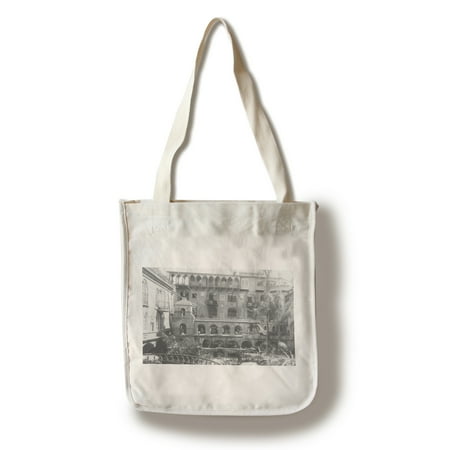 Patio Inn Mission Inn Spanish Patio View Riverside, CA Photograph (100% Cotton Tote Bag - Reusable) ()