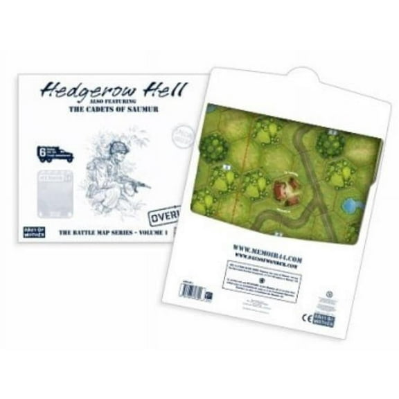Memoir ’44 Strategy Board Game: Hedgerow Hell Battle Map Expansion for Ages 8 and up, from Asmodee