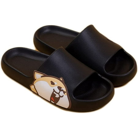 

CoCopeaunt Women Pillow Slippers Cloud Slides Sandals Non-Slip Quick Drying Bathroom Shower Slippers Massage Home Slippers Men