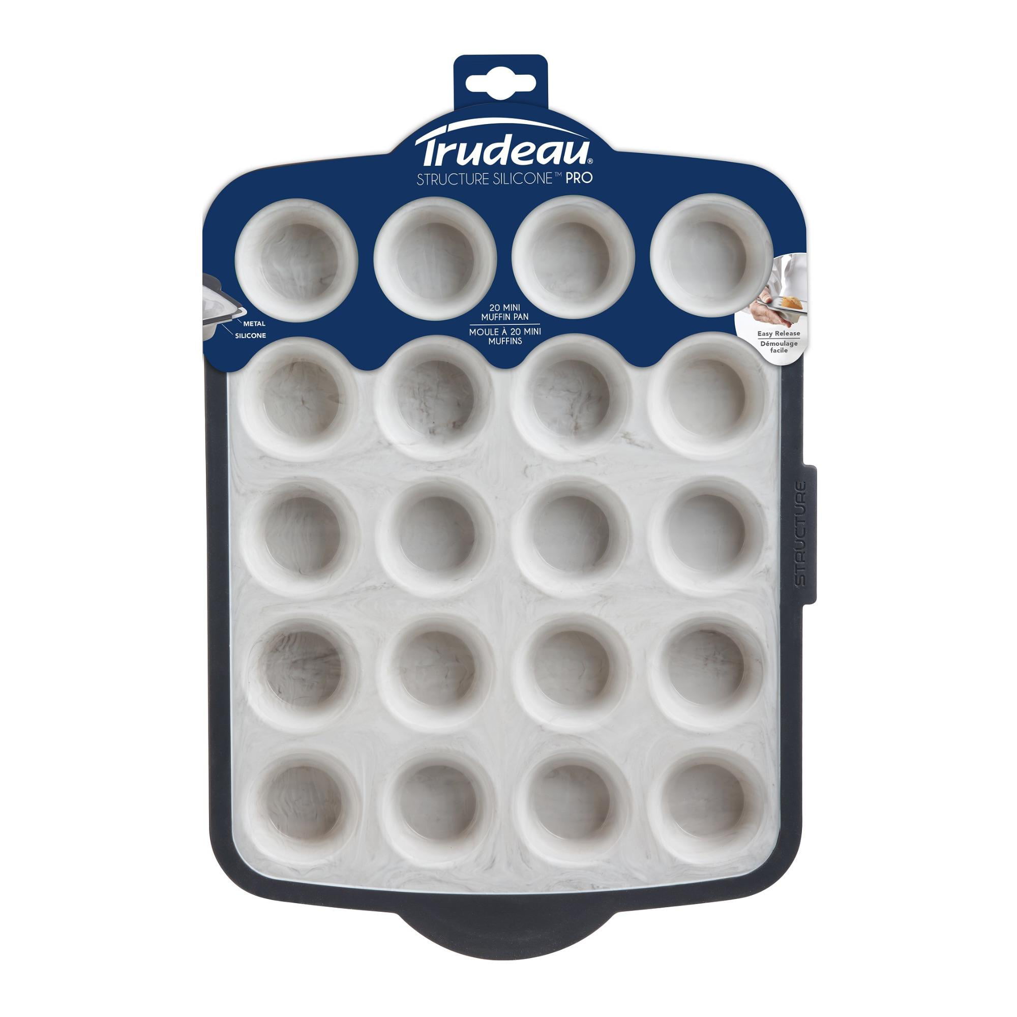 Trudeau Structure Silicone PRO 20-Count Mini Muffin Pan (Marble Effect) 