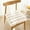 White, variant on Ycandiee Soft Warm Non-Slip Seat Cover, Plush Chair Cushion, Cushion for Kitchen Chairs, Solid Color Fashion Home Office Dining Room Indoor Comfortable Chair Pads