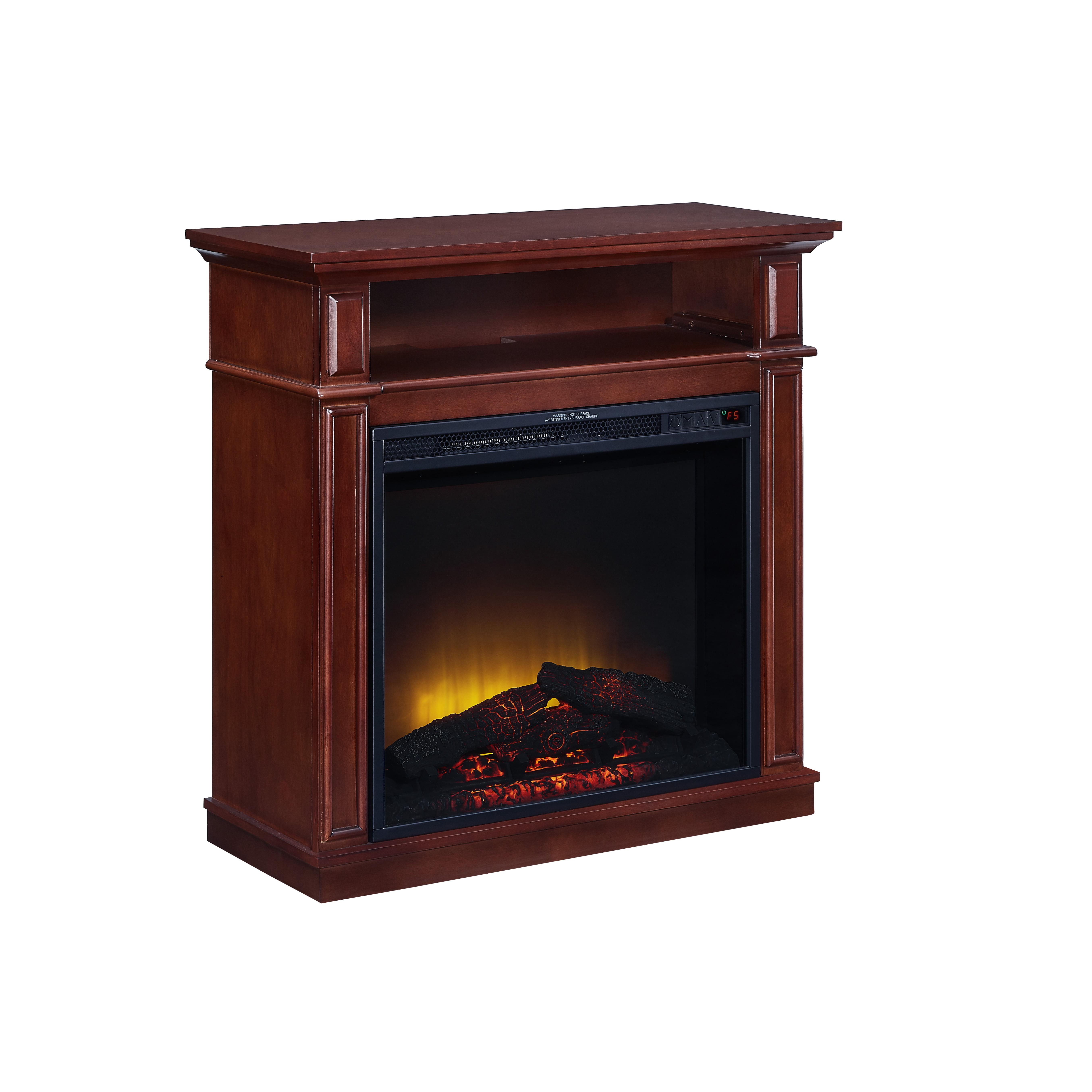 Decor Flame 32 Mantel Electric Fireplace