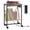 Gray, variant on 2 Tier Record Player Stand End Table Vinyl Storage with Charging Station Wheels