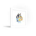 thumbnail image 4 of Gallery Pops Bluey - Dad Hug Wall Art, White Framed Version, 12" x 12", 4 of 5