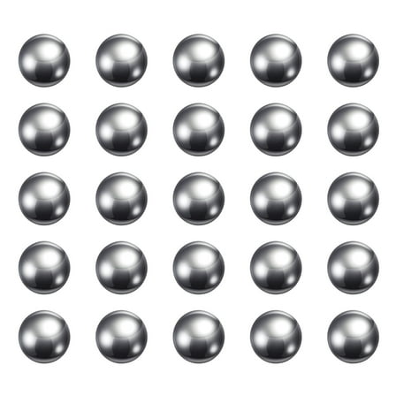 Uxcell 5/16" Diameter Precision Balls 304 Stainless Steel Ball for Bearings, Silver 25 Pack