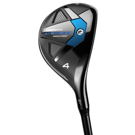 Pre-Owned Women Callaway Paradym Ai Smoke MAX Fast 27* 6H Hybrid Eldio Blue/White VG