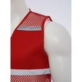 thumbnail image 4 of TiaoBug Men Women High Visibility Reflective Safety Vest Breathable Mesh Zipper Vest Work Outdoor Activities Red 170-L, 4 of 7