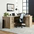 thumbnail image 6 of UrbanPro Traditional 60" Engineered Wood L-Shaped Desk in Prime Oak, 6 of 11