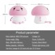 thumbnail image 4 of Luz nocturna para niños, luz nocturna para bebés, luz nocturna LED portátil, lámpara de silicona USB para regalo de dormitorio, luz suave, buena para dormir (rosa) Zhivalor LF-0101, 4 of 5