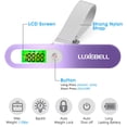 thumbnail image 2 of Báscula de equipaje digital Luxebell de 50 kg/110 libras con pantalla LCD, 2 of 8