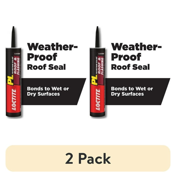 (2 pack) Loctite Pl Polyurethane Sealant Concrete Non-Sag, Pack of 1, Gray 10 fl oz Cartridge