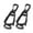 Black, variant on 2 Pcs Multipurpose Gloves Belt Clips Hanger Work Safety Clip Gloves Keeper Gloves Holder Grabbers Clip for Belt Loop