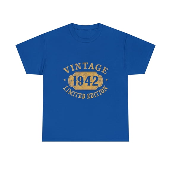 80 Years Old 80th Birthday Anniversary Vintage 1942 T-shirt