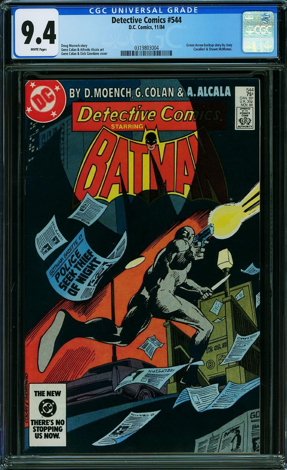Cover of Detective Comics #544