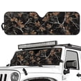 thumbnail image 2 of Yuyamidu Camo Hunting Wood Windshield Sun Shade for Jeep Wrangler JK JKU JL JLU, Fashion Window Sun Visor for UV Rays & Heat Protection, 2 of 7