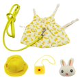 thumbnail image 2 of Conjunto De Ropa De Conejo, Accesorios De Correa Para Mascotas, Conjunto De Disfraces De Animales De Moda Encantadores Serendint PT002497-05, 2 of 6