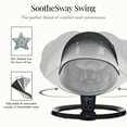 thumbnail image 3 of Evolur SootheSway Swing, Black, 3 of 7