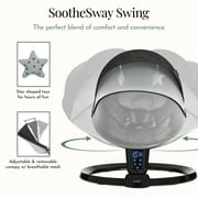 SootheSway Swing by Evolur, Black