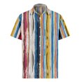 thumbnail image 1 of Men's Valentine's Day Printed Button Short Sleeve Shirts Men's Casual Fashion Short Sleeve Shirts 7XL, 1 of 3