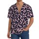 thumbnail image 1 of Balery Flower Camisa Casual de Manga Corta con Botones para Hombre, Texturizada, Estilo Cubano, para Playa, Verano-X-Large, 1 of 5