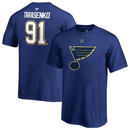 Vladimir Tarasenko St. Louis Blues Fanatics Branded Youth Authentic Stack Player Name & Number T-Shirt -