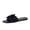 Black, variant on Gemma Knit Flat Slides for Women, Square Toe Sandals with Woven Flower Detail and Memory Foam