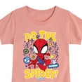 thumbnail image 3 of Marvel Spider-Man And His Amazing Friends - Do The Spidey - Toddler and Youth Girls Fitted Short Sleeve Tee, 3 of 5