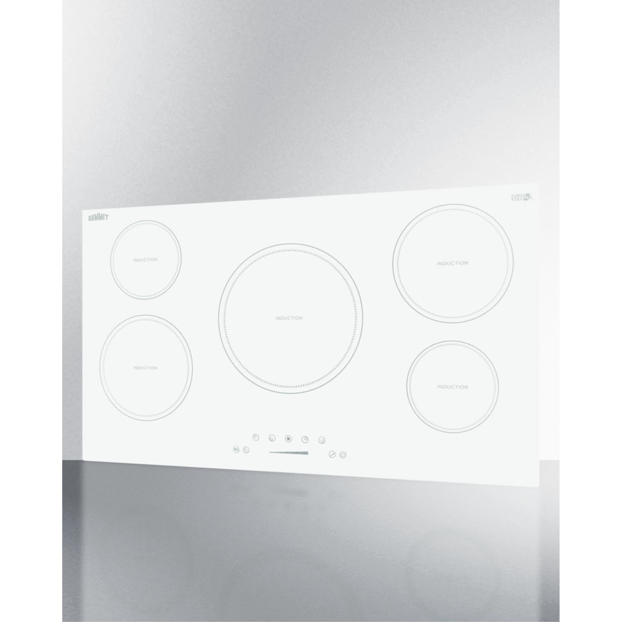 36" Wide 208-240V 5-Zone Induction Cooktop