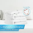 thumbnail image 3 of Kingsley Trend Comforter Twin Size Duvet Insert Comforter, Soft Lightweight White Comforter, Down Comforter Twin Size Cooling Bed Comforter, Fluffy White Home Bedding Down Alternative Comforter Twin, 3 of 8