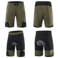 thumbnail image 2 of In 1 Padded Bike Shorts with Pockets Men Breathable Exercise Shorts for Training Biking Cycling, 2 of 8