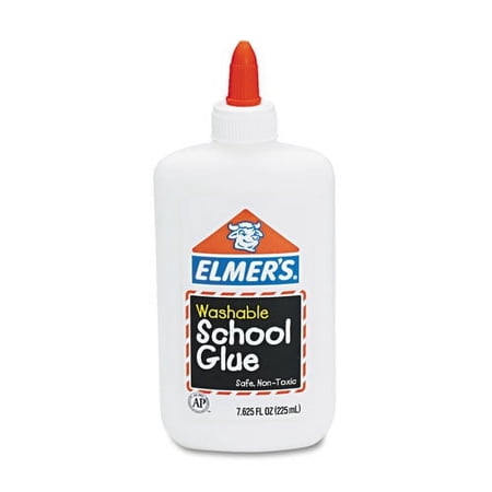 Elmer's, Washable School Glue, White - 7.62 fl oz (Pack of 8)