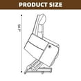 thumbnail image 5 of WGYPRIME Power Lift Recliner Chair with Massage and Heat, Single Lift Chair with 2 Side Pockets and Cup Holders, Recliner Chair Sofa Heavy Duty Motion Mechanism and One USB for Charging, 5 of 12