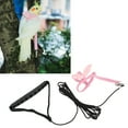 thumbnail image 4 of Bird Harness, Parrots Bird Adjustable Harness Small Easy Use Widely Used Bird Harness Leash  For Pet For Man Pink S, 4 of 8
