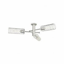 Innovations Lighting - Crown Point - 3 Light Flush Mount In Industrial