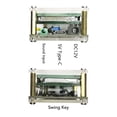 thumbnail image 3 of LED Music Spectrum Display, Adjustable Bringhtness Sound Spectrum Analyzer Transparent Shell  for Home, 3 of 7